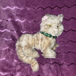 Gund Harry potter Mrs Norris orange tabby cat plush toy 2001